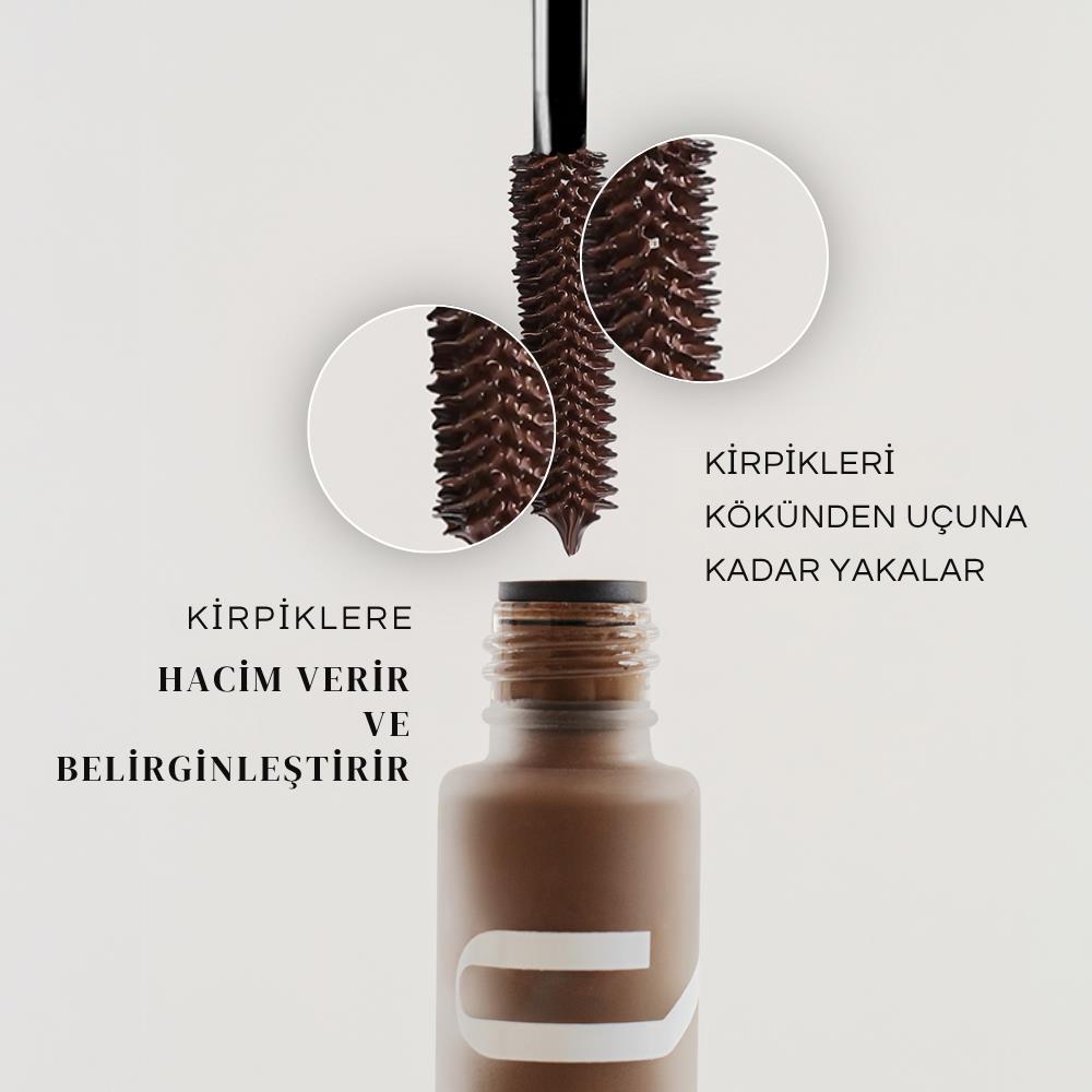 Baims Mascara Eyecatching Vegan Doğal Maskara - Kahverengi