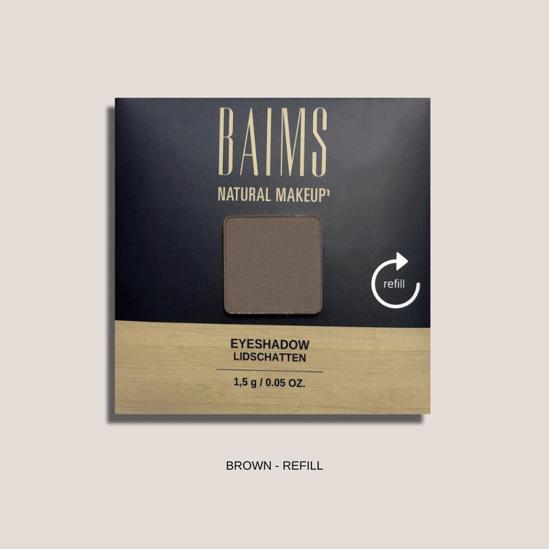 Baims Eyeshadow (Göz Farı) Yeniden Dolum 50 Brown