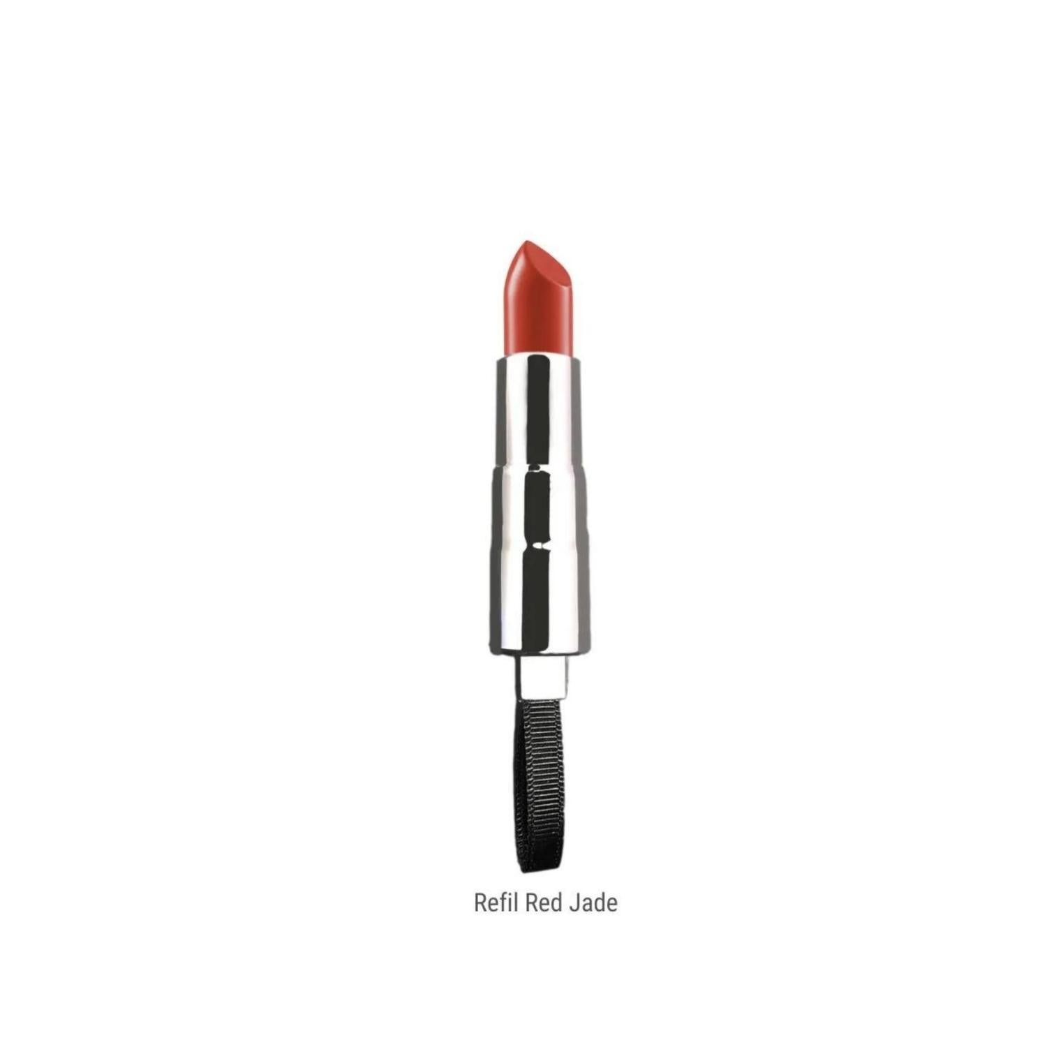 Baims Lipstick-Vegan Ruj Yeniden Dolum 600 Red Jade Organik Vegan Ruj